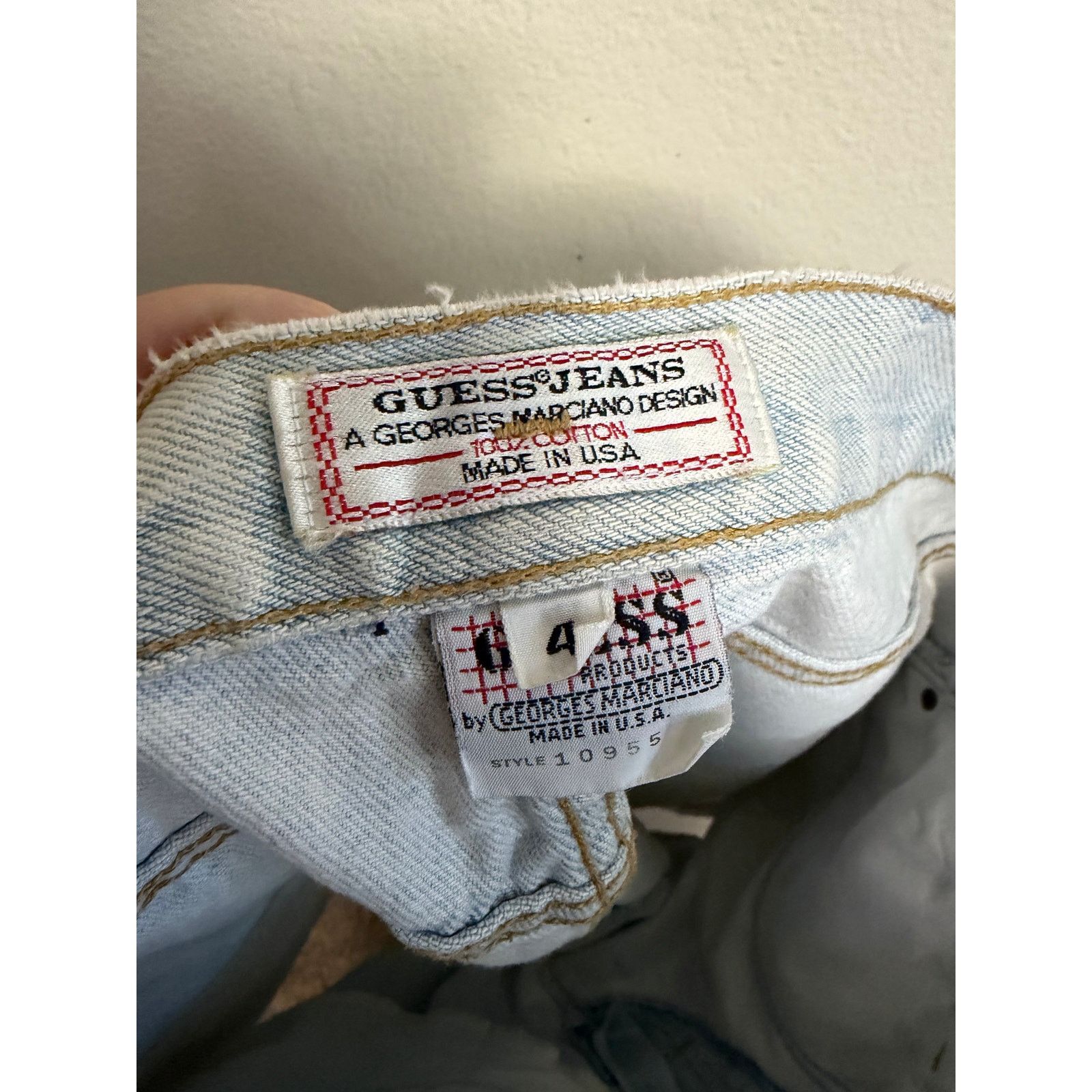 Guess Vintage Guess U.S.A Jean Shorts Womens Size 4 Size 27" / US 4 / IT 40 - 5 Thumbnail