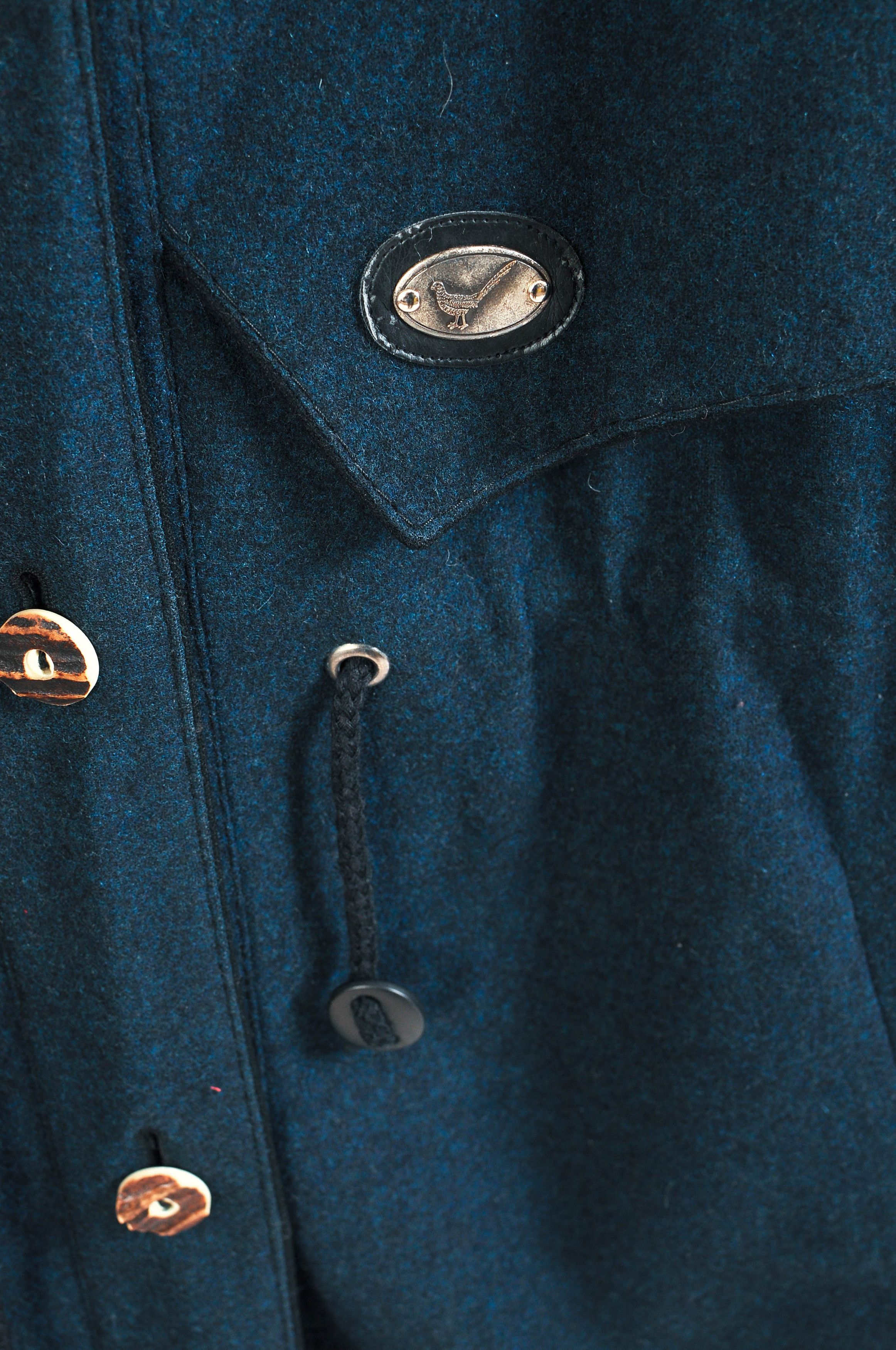 Other Vintage 90s Wallstädter Trachten Parka Wool Coat Size M / US 6-8 / IT 42-44 - 3 Thumbnail