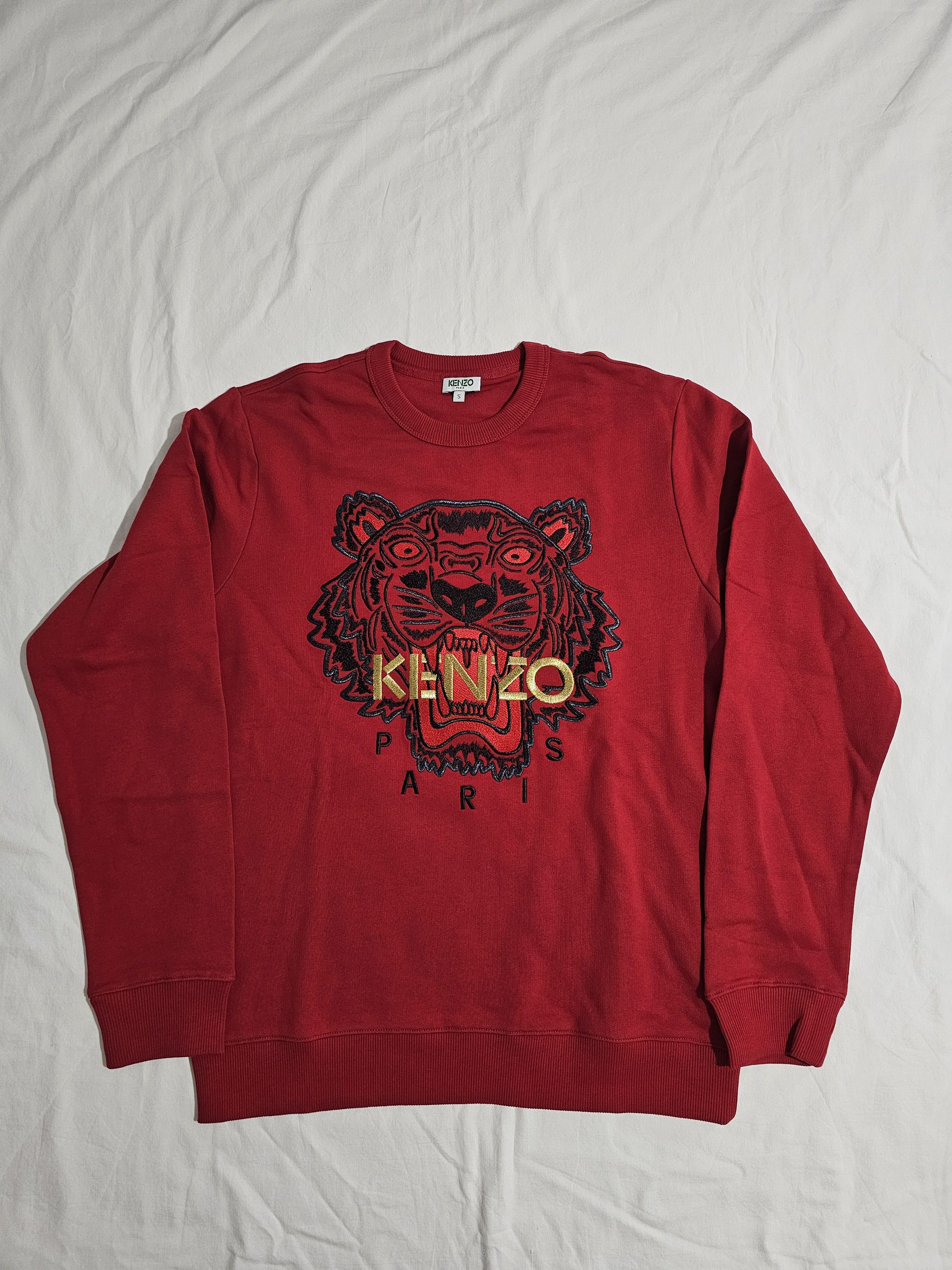 Kenzo Tiger Logo Embroidered Sweatshirt by Kenzo Paris Size S / US 4 / IT 40 - 3 Thumbnail