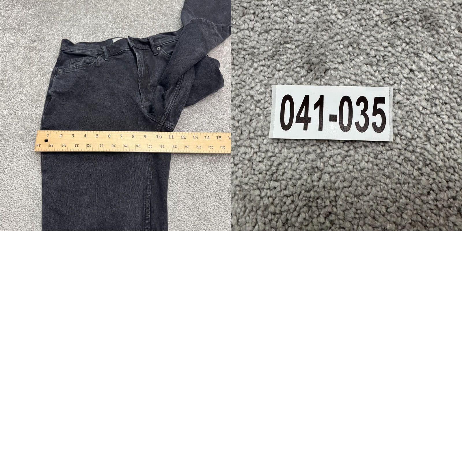 Levi's Everlane The Original Cheeky Cropped Denim Jeans Womens 27 Black Organic Cotton Jeans Size 27" / US 4 / IT 40 - 10 Thumbnail