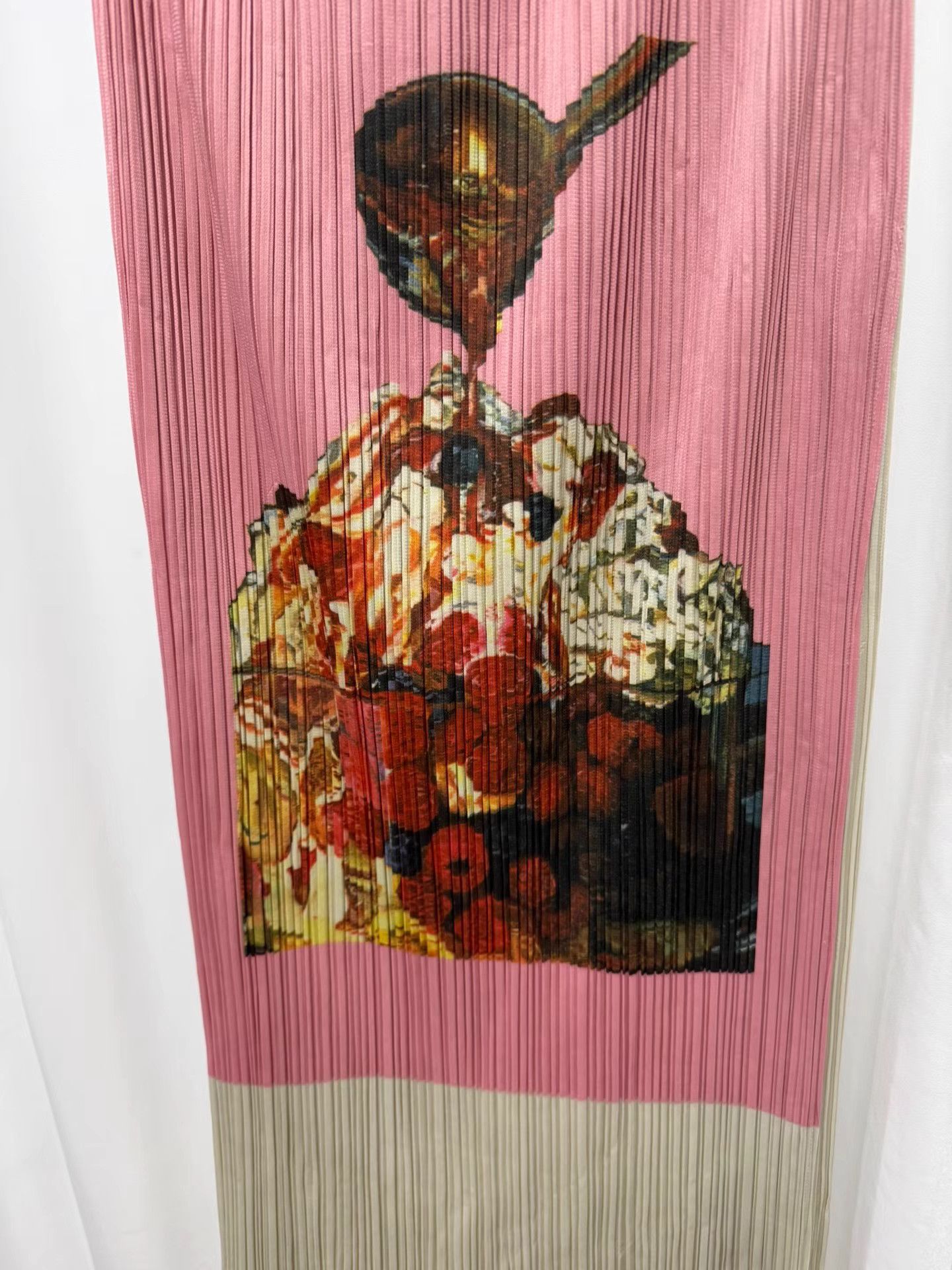 Issey Miyake ISSEY MIYAKE Pleats Please Ice Cream Print Skirt K20 Size 25" / US 0 / IT 36 - 2 Thumbnail