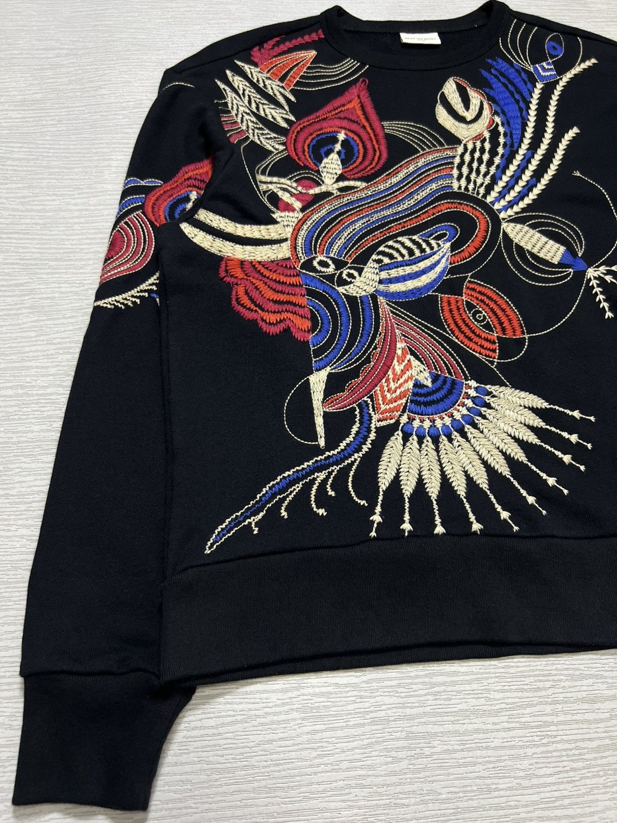 Dries Van Noten Dries Van Noten - Animal Print Embroidered Sweatshirt Size S / US 4 / IT 40 - 6 Thumbnail