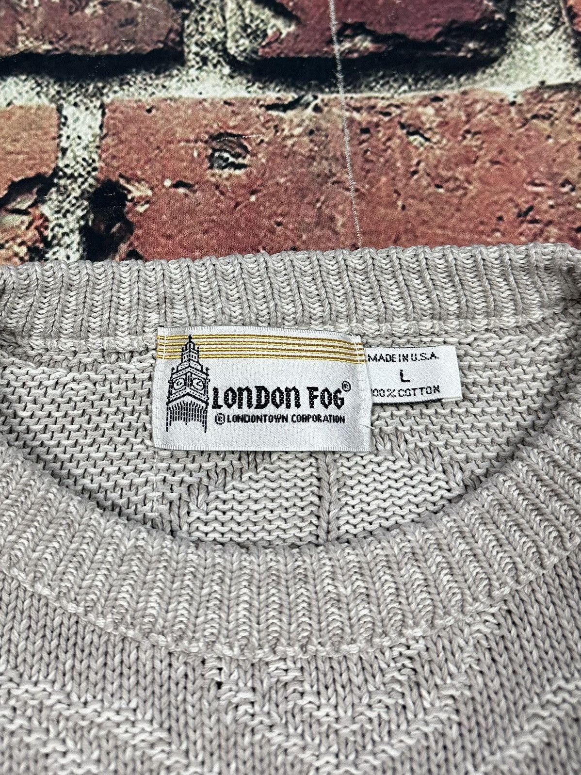London Fog × Vintage Vintage London Fog Sweater Pullover Snowflake Knit Size US L / EU 52-54 / 3 - 8 Thumbnail
