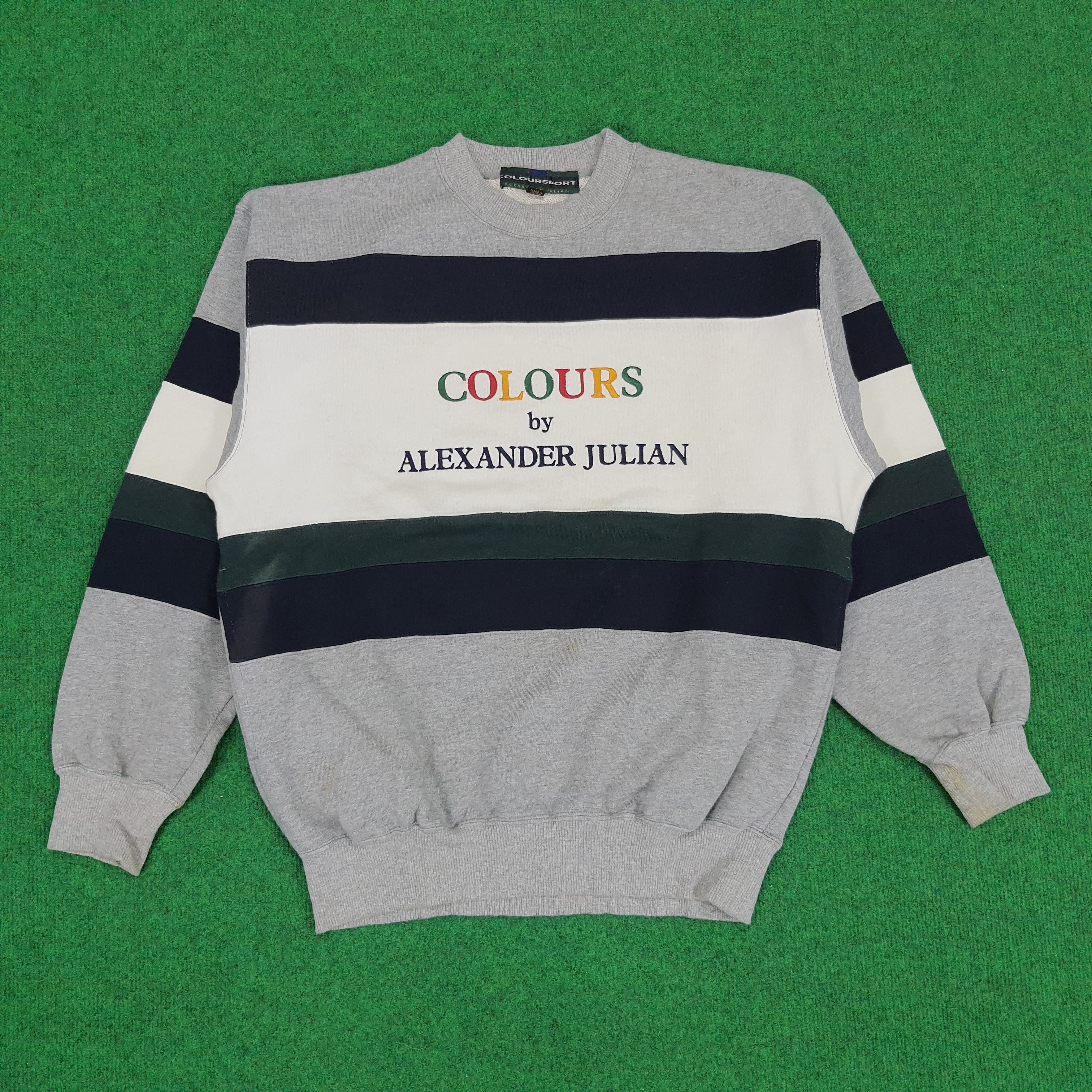 Alexander Julian × Vintage Vintage Colours by Alexander Julian Sweatshirt Size US M / EU 48-50 / 2 - 1 Thumbnail
