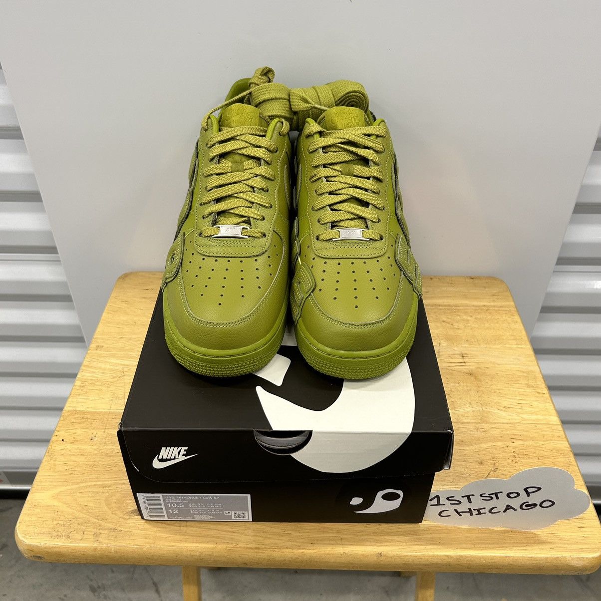 Cactus Plant Flea Market × Nike Nike Air Force 1 Low CPFM Moss Size 10.5 NEW Size US 10.5 / EU 43-44 - 2 Thumbnail