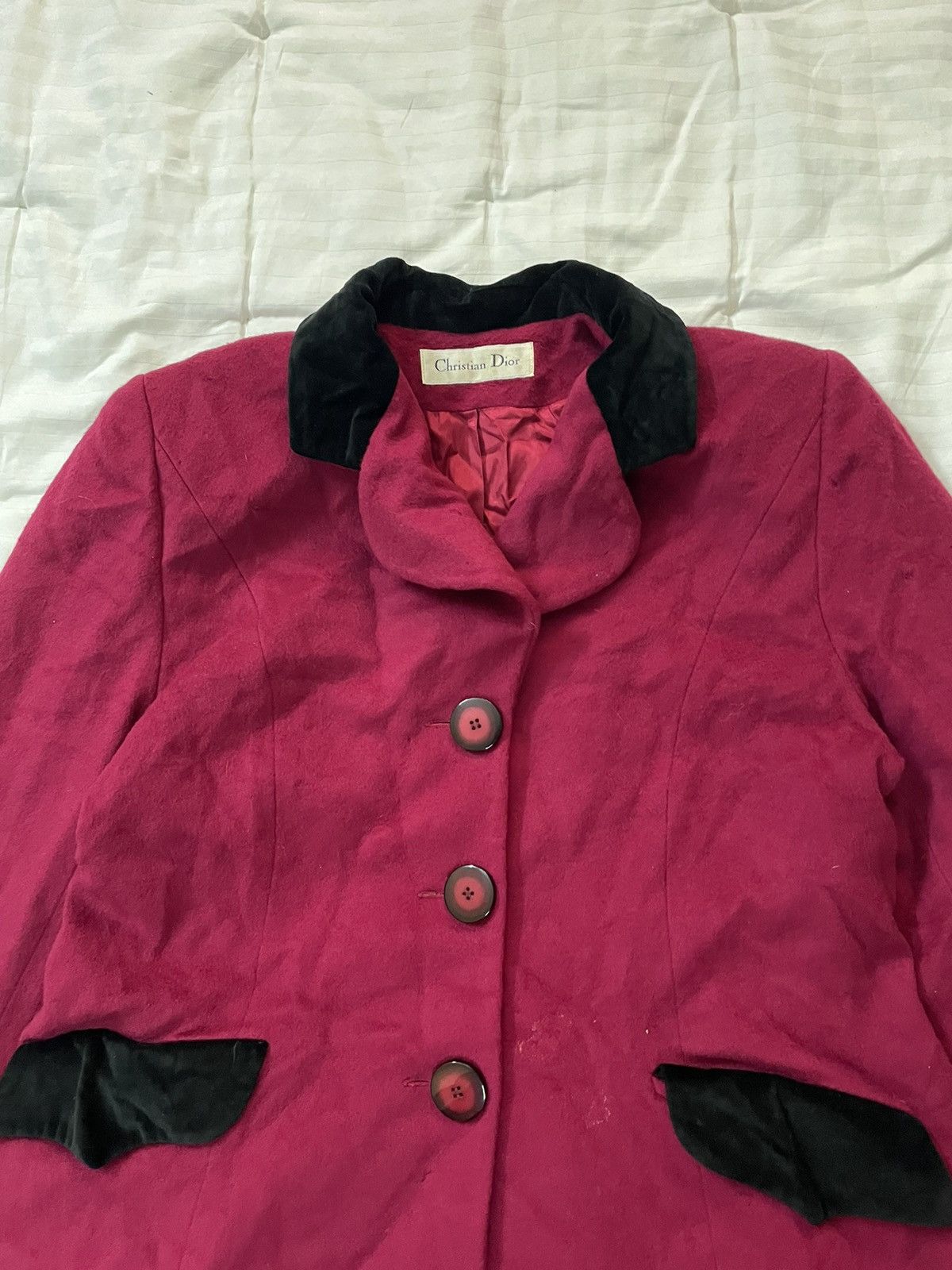 Christian Dior Monsieur Very Rare Vintage Christian Dior x Loro Piana wool coat Size L / US 10 / IT 46 - 4 Thumbnail