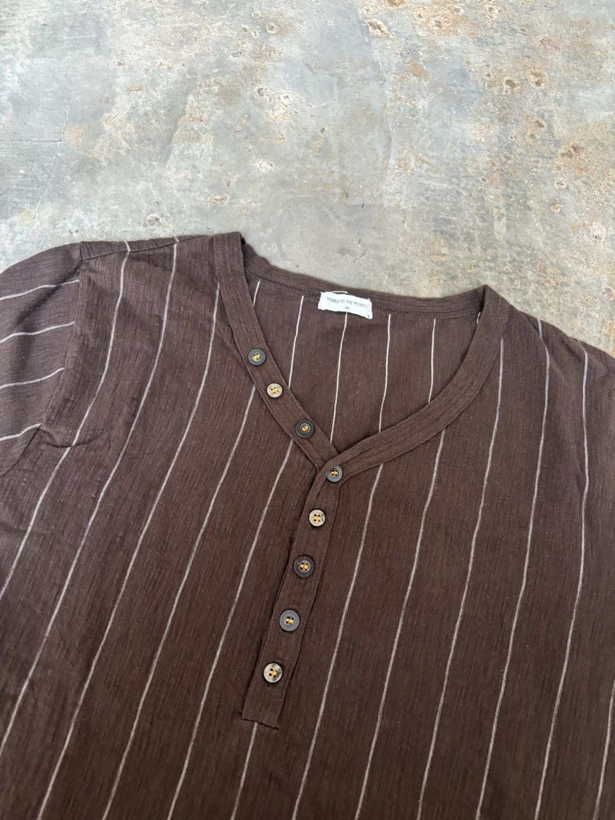 Hysteric Glamour Y2k Power to the people Stripe Shirt Size US M / EU 48-50 / 2 - 3 Thumbnail