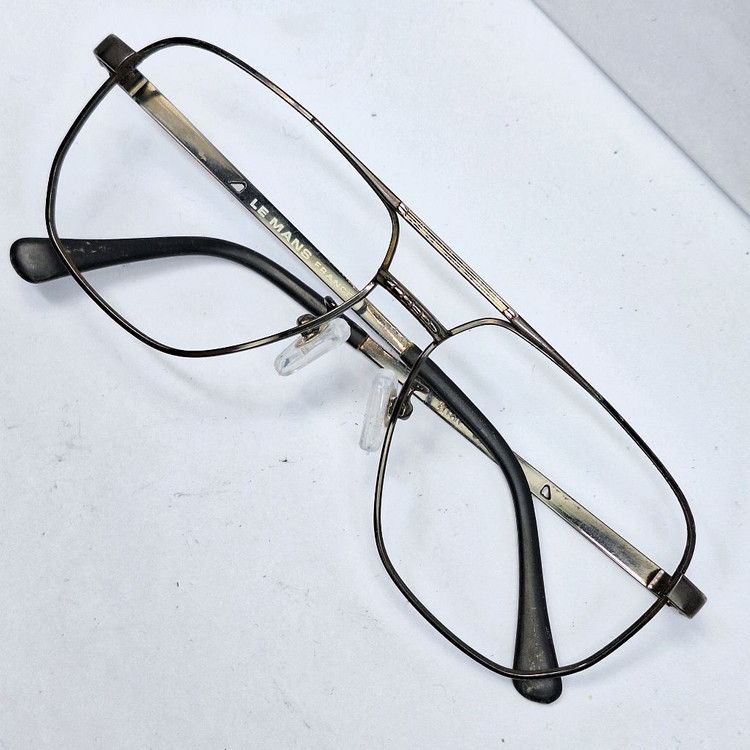 Other 80s LE MANS France LF-05 Titanium Double-Bridge Aviator Size ONE SIZE - 1 Thumbnail