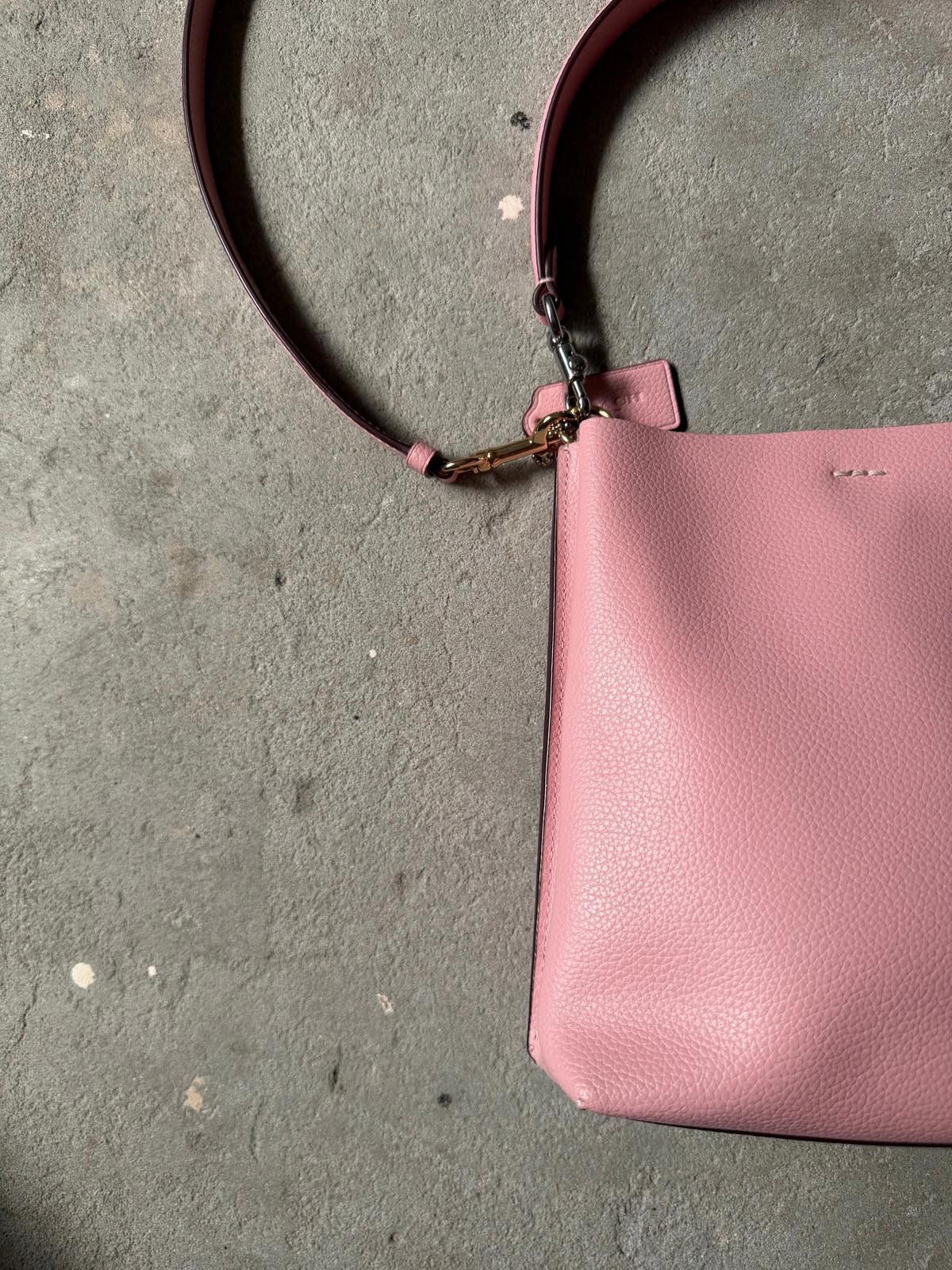 Coach Coach 2Way Leather Small Town Bucket Bag Bubblegum Size ONE SIZE - 8 Thumbnail
