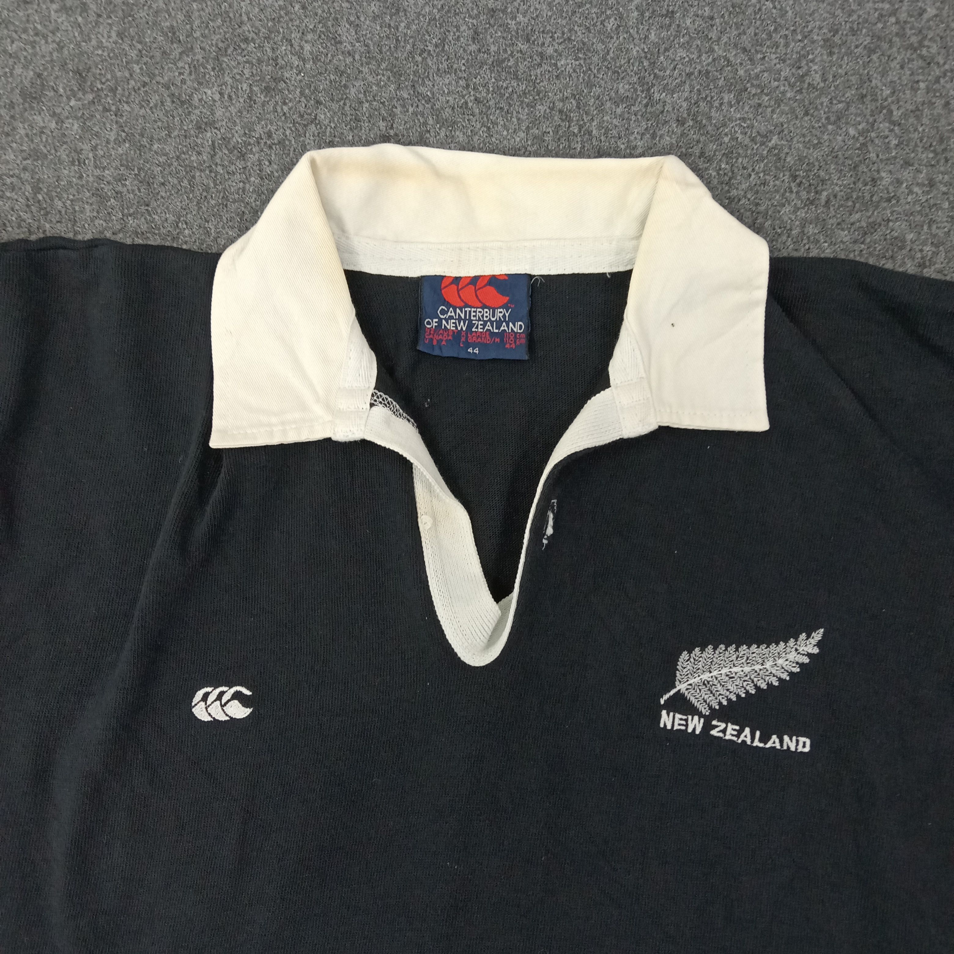 Canterbury of New Zealand Canterbury New Zealand All Black Rugby Polo Shirt C259N80 Size US XL / EU 56 / 4 - 3 Thumbnail