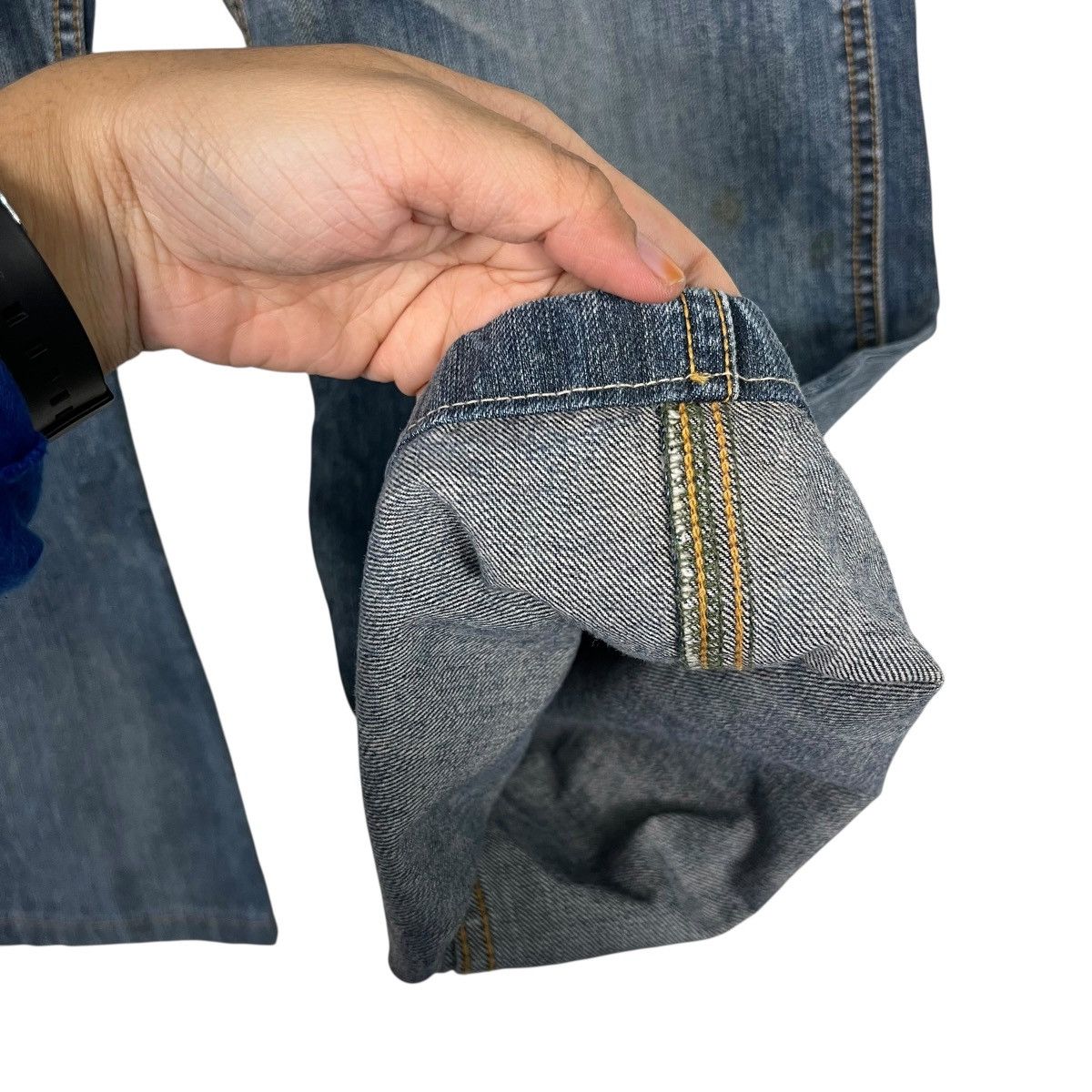 Japanese Brand Vintage Blue Way Tactical Denim Size US 34 / EU 50 - 13 Thumbnail