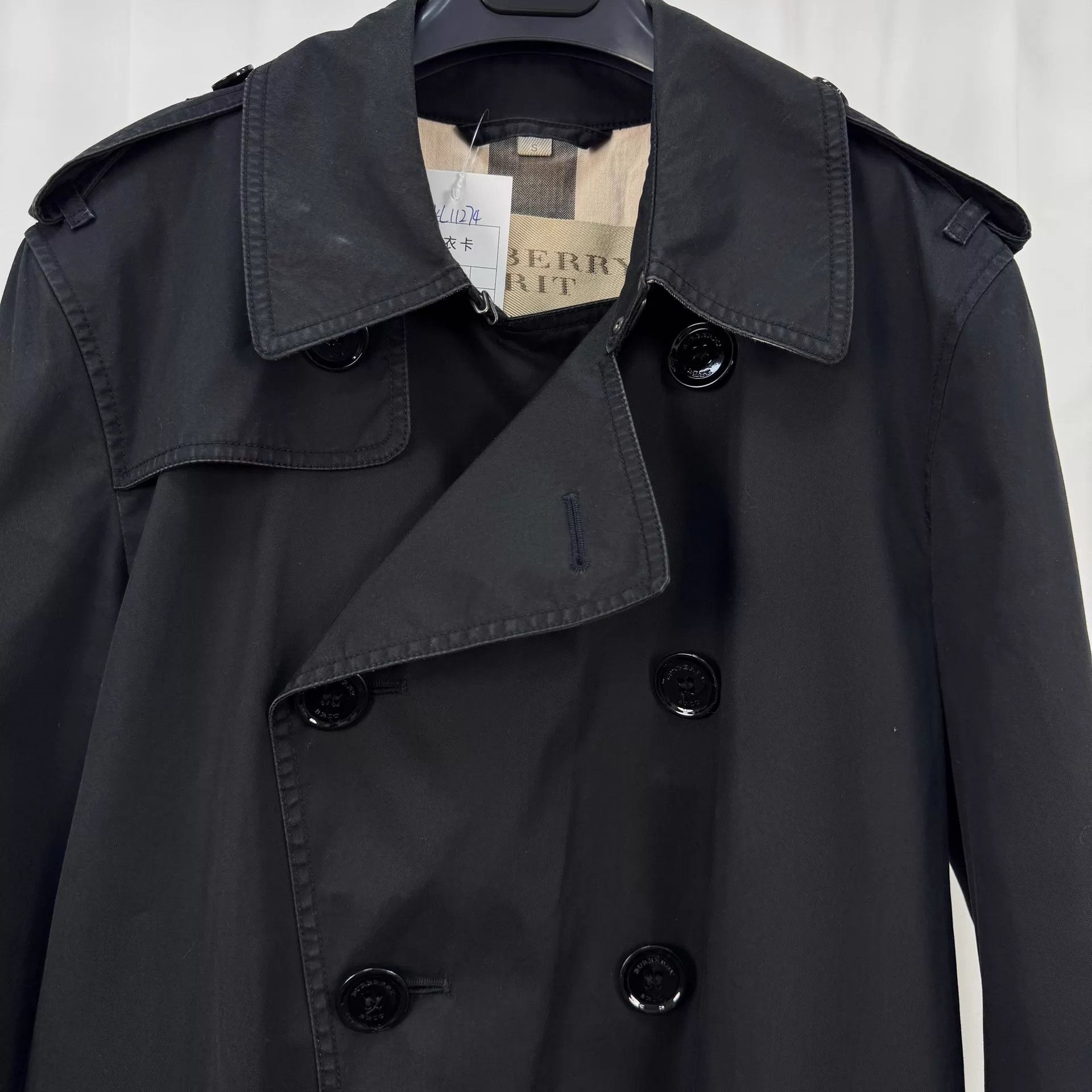 Burberry Burberry DB Trench S 98 New Check Lining Size US S / EU 44-46 / 1 - 3 Thumbnail