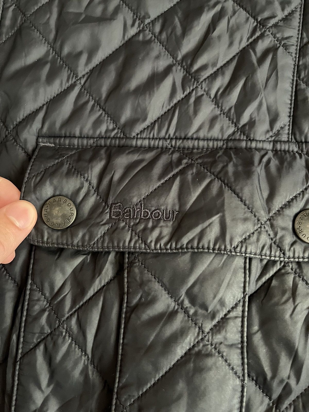 Barbour Barbour Steve McQueen Jeffries Navy Quilted USA Logo Jacket Size US M / EU 48-50 / 2 - 9 Thumbnail