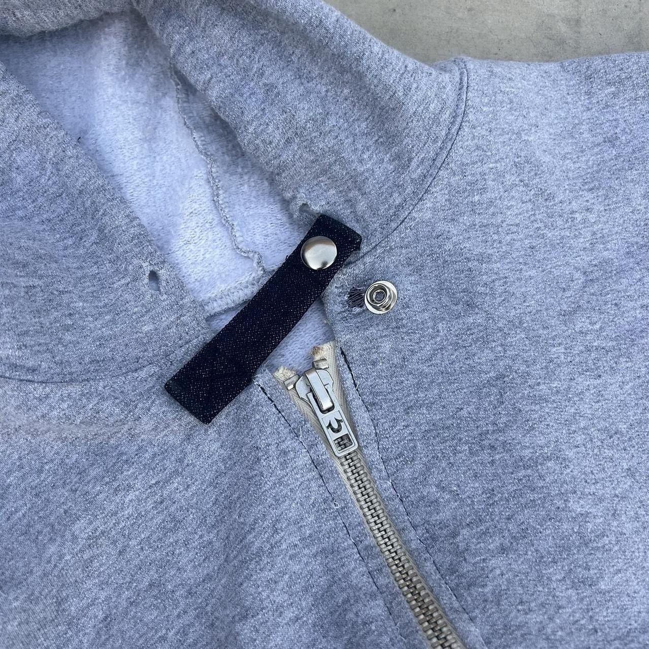 Other Custom 1/1 Reworked Boxy and Cropped Grey Hoodie Size US L / EU 52-54 / 3 - 2 Thumbnail