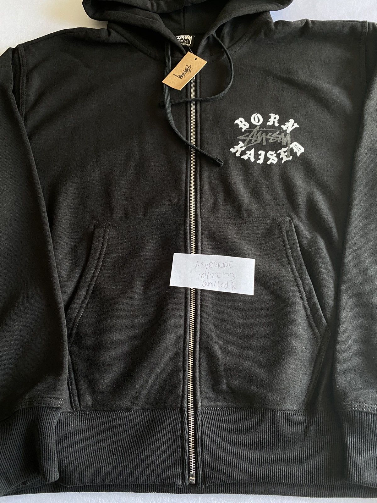 Born X Raised × Stussy BORN X RAISED + STÜSSY ROCKER ZIP HOODIE