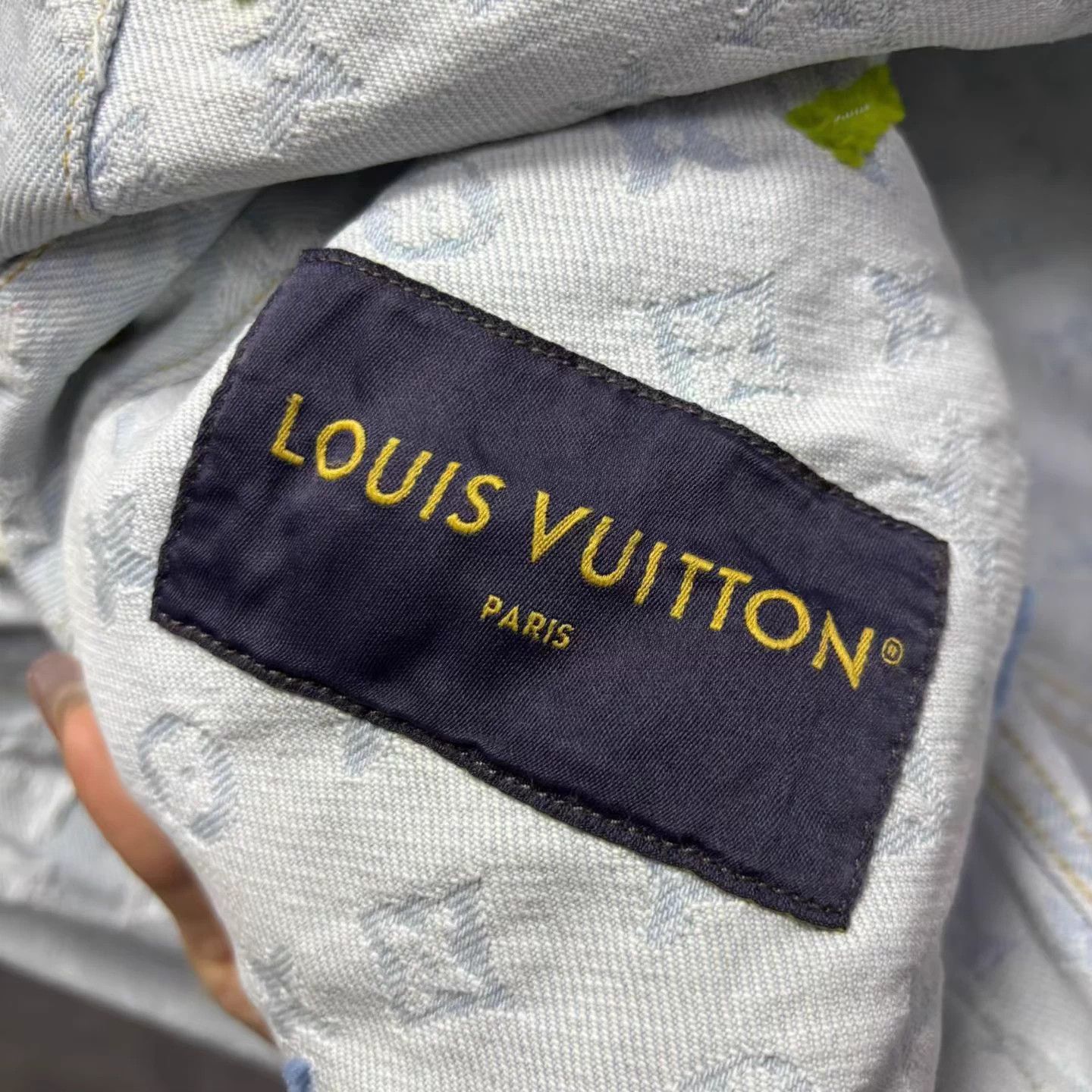 Louis Vuitton Louis Vuitton Monogram Denim Jacket - Light Blue Size US M / EU 48-50 / 2 - 3 Thumbnail