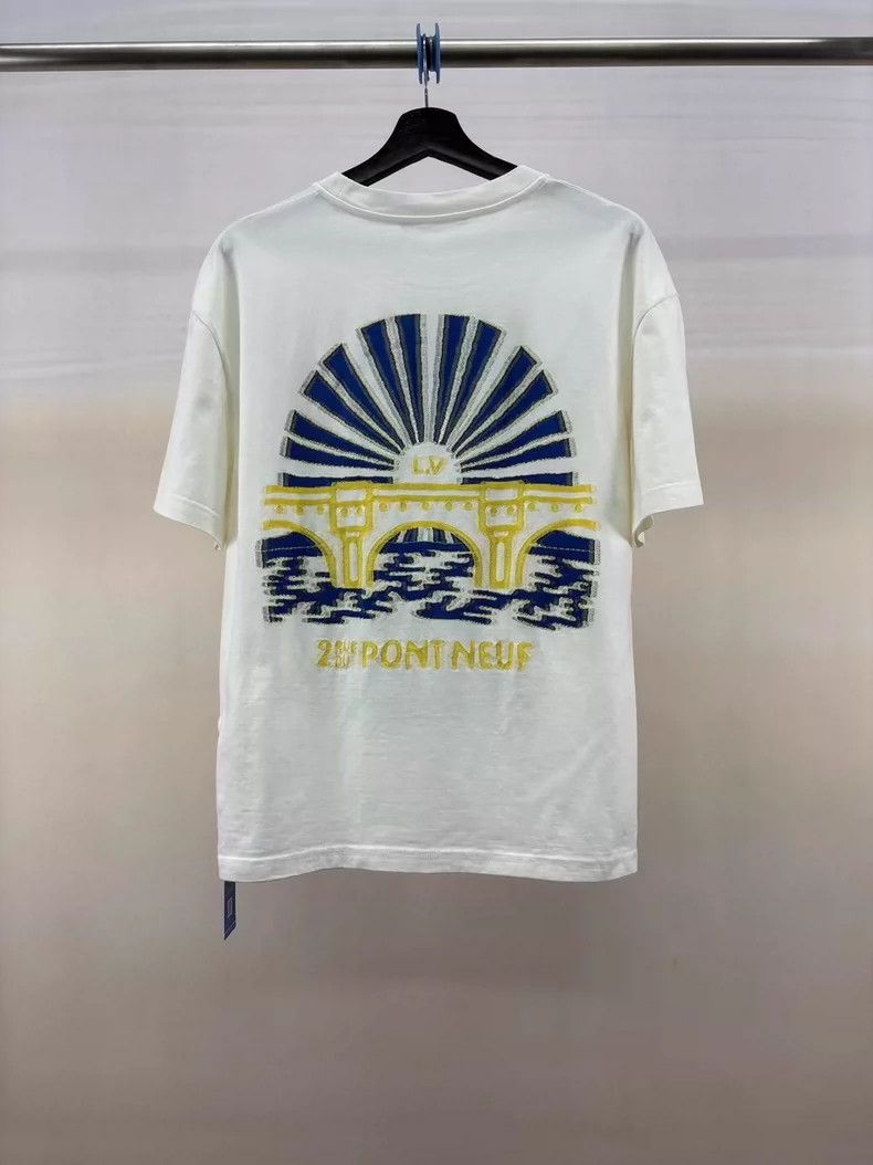 Louis Vuitton Louis Vuitton Iron tower embroidered flying line short slee Size US M / EU 48-50 / 2 - 2 Thumbnail