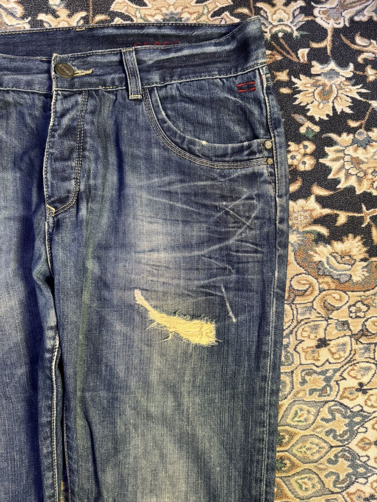 Crocs Cross Jeans straight cut Saiz 35 Size US 35 - 3 Thumbnail