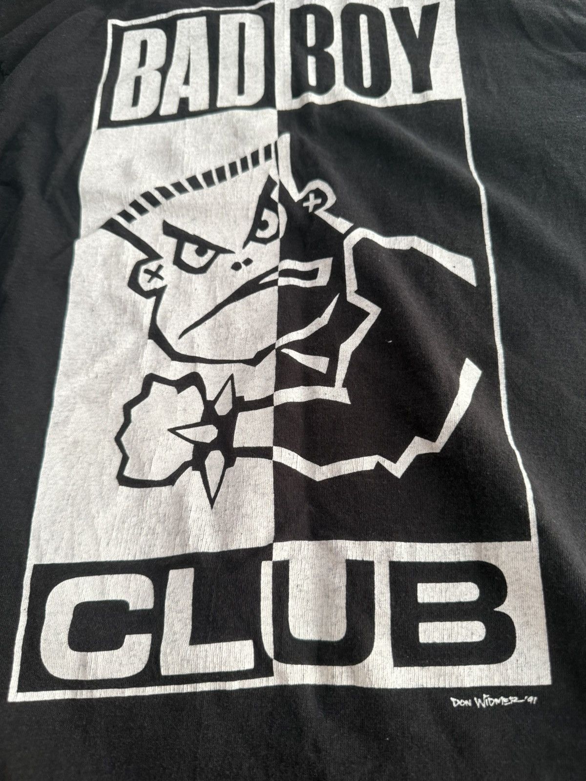 Ocean Pacific × Vintage Vintage 90s Bad Boy Club 1991 T-Shirt UFC Size US L / EU 52-54 / 3 - 3 Thumbnail