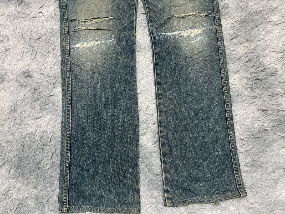 Japanese Brand 60s JOHN BULL RARE 5 POCKET JEANS DISTRESSED Size US 31 - 4 Thumbnail