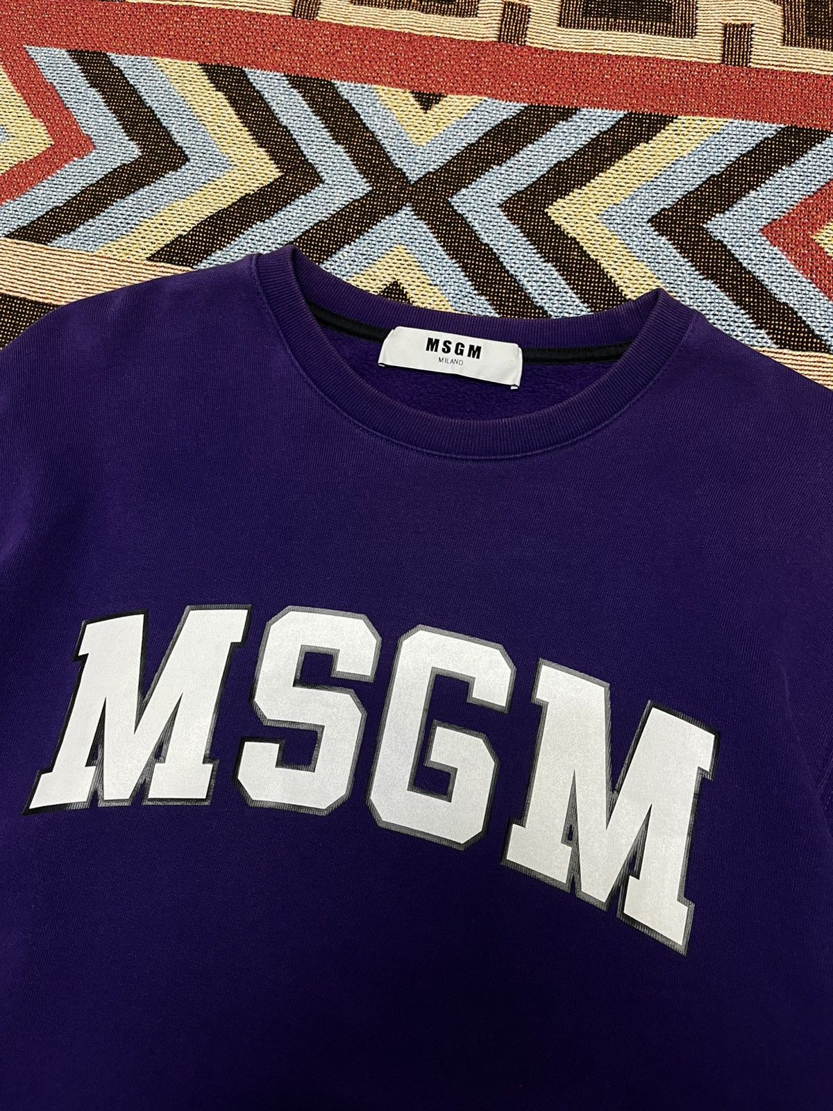 MSGM MSGM crewneck logo-print sweatshirt Size US S / EU 44-46 / 1 - 4 Thumbnail