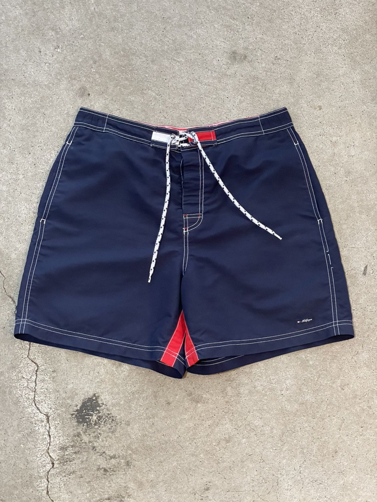 Tommy Hilfiger Early 2000’s Tommy Hilfiger Swim Shorts Size US 32 / EU 48 - 1 Thumbnail