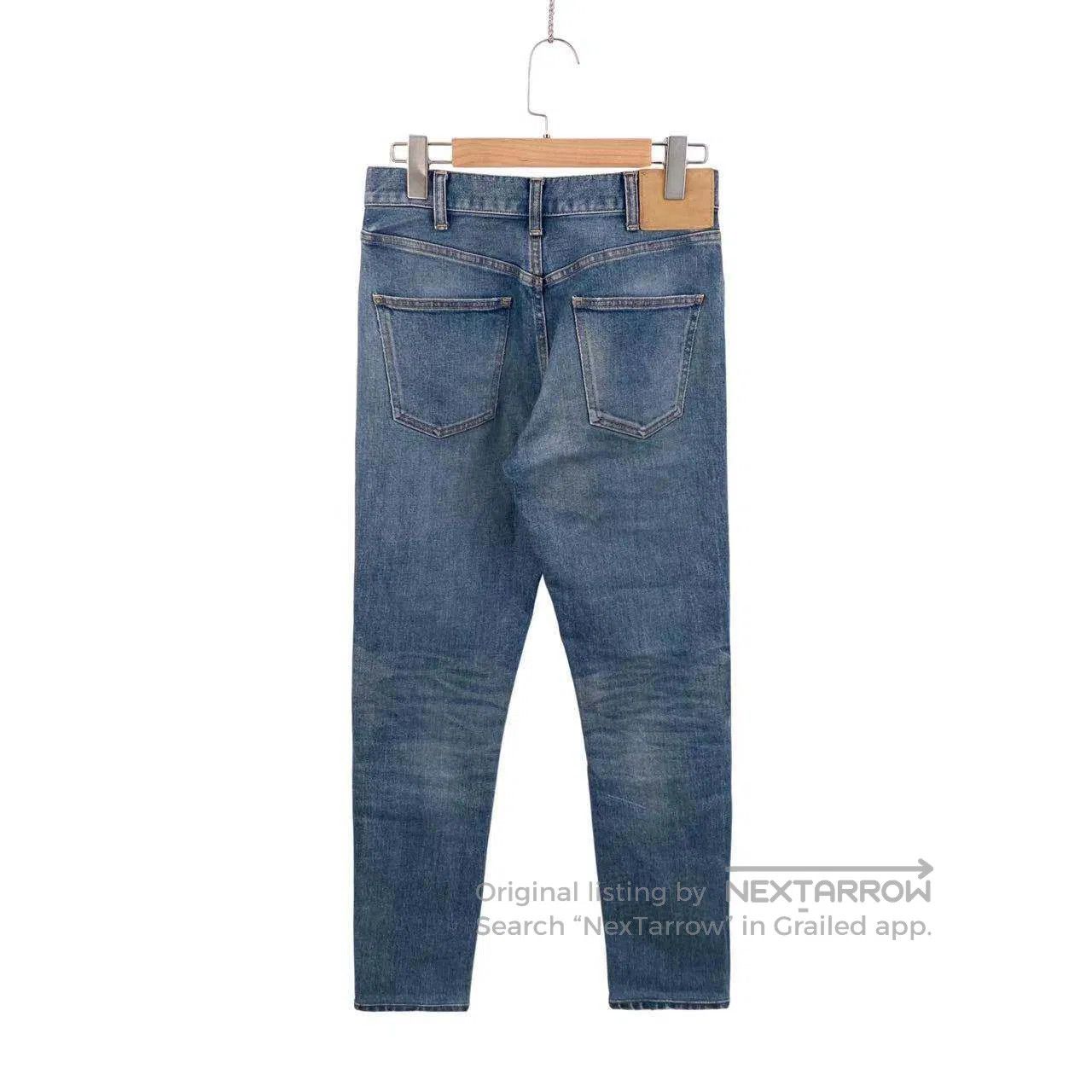 Celine Celine Leather logo jeans| Size 27" / US 4 / IT 40 - 2 Thumbnail