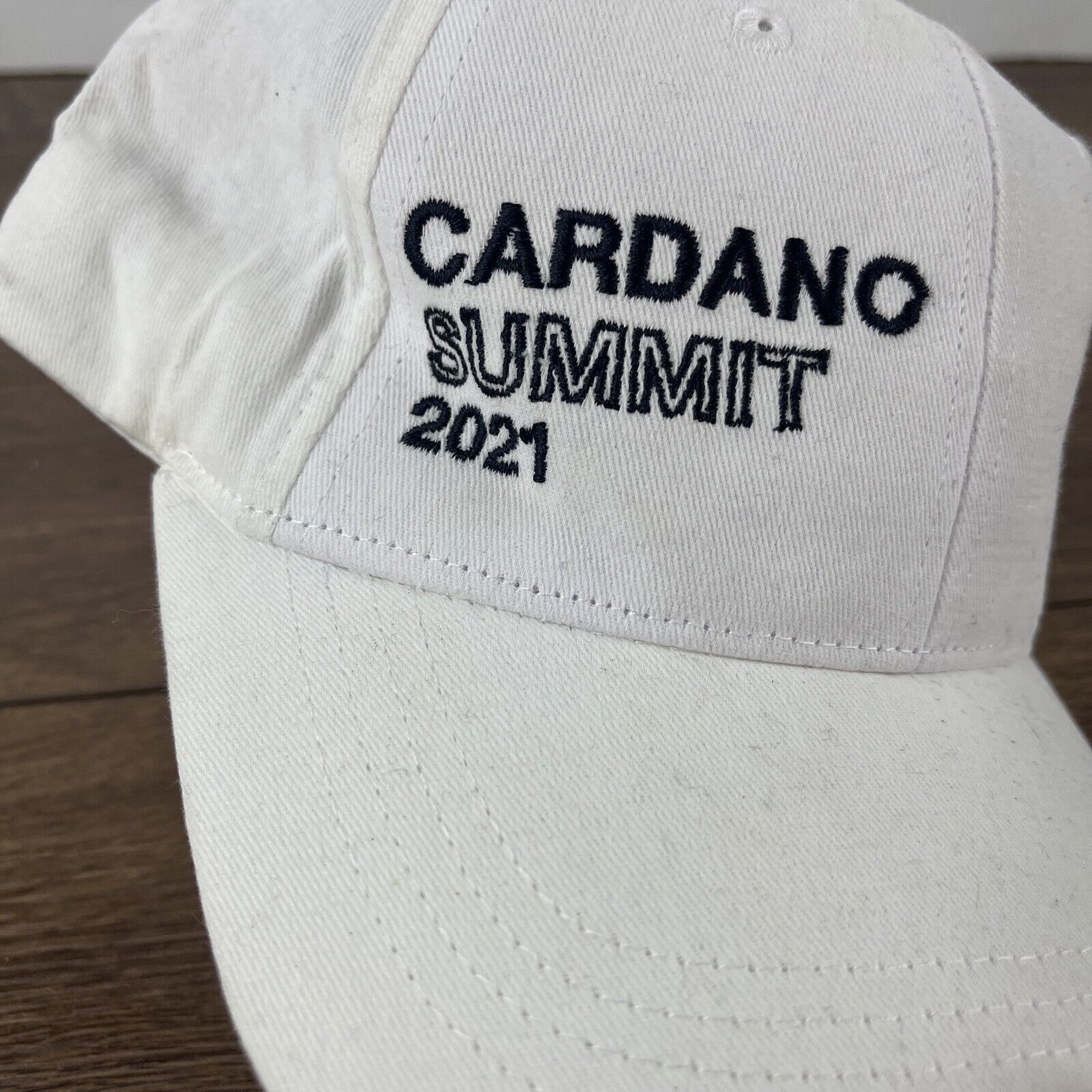 Other Cardano Summit 2021 Hat Cardano White Hat Adjustable Adult S Size ONE SIZE - 7 Thumbnail