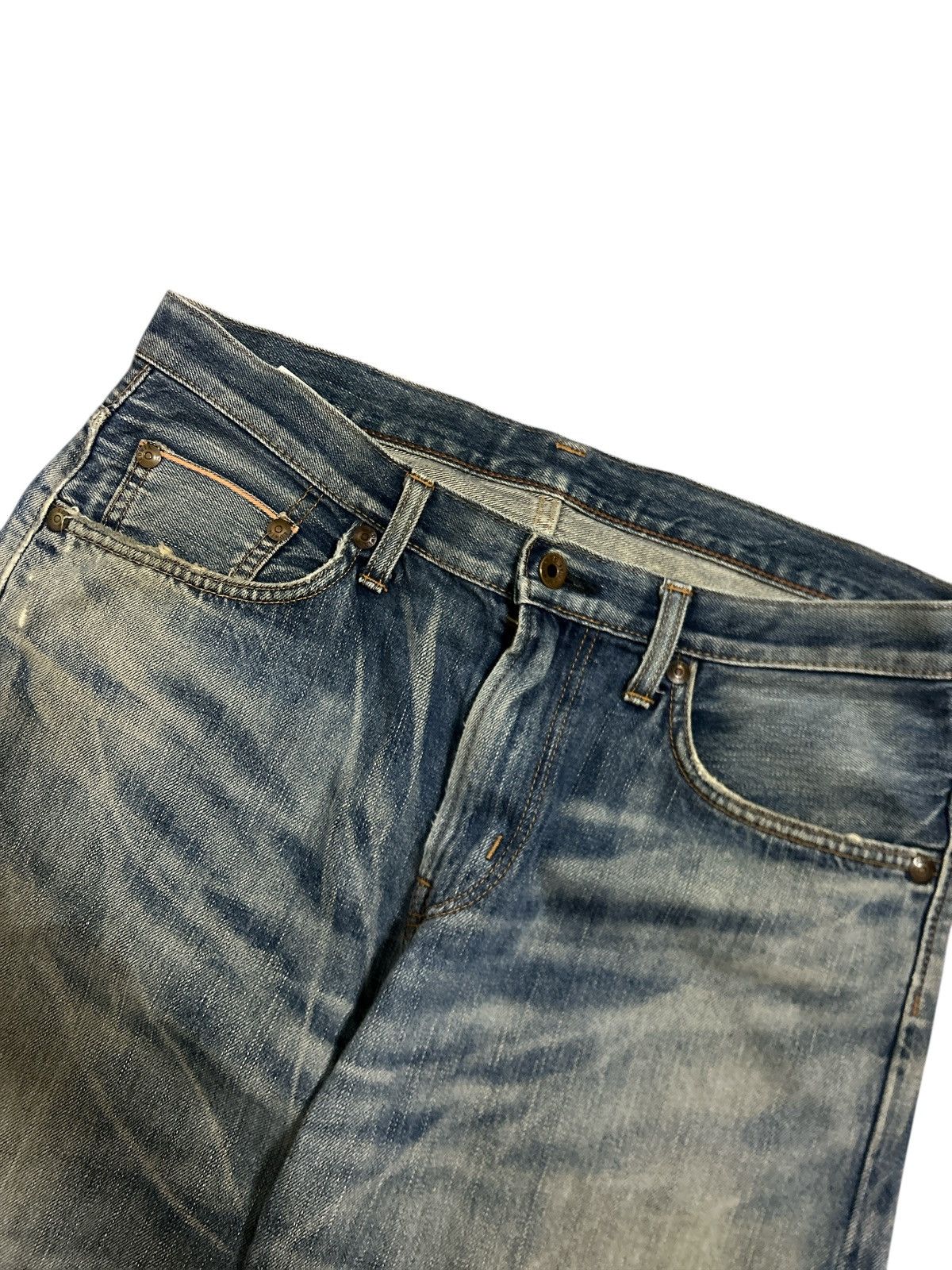 Edwin EDWIN Japan 50514 Vintage Repro Selvedge Denim Jeans Size US 33 - 2 Thumbnail