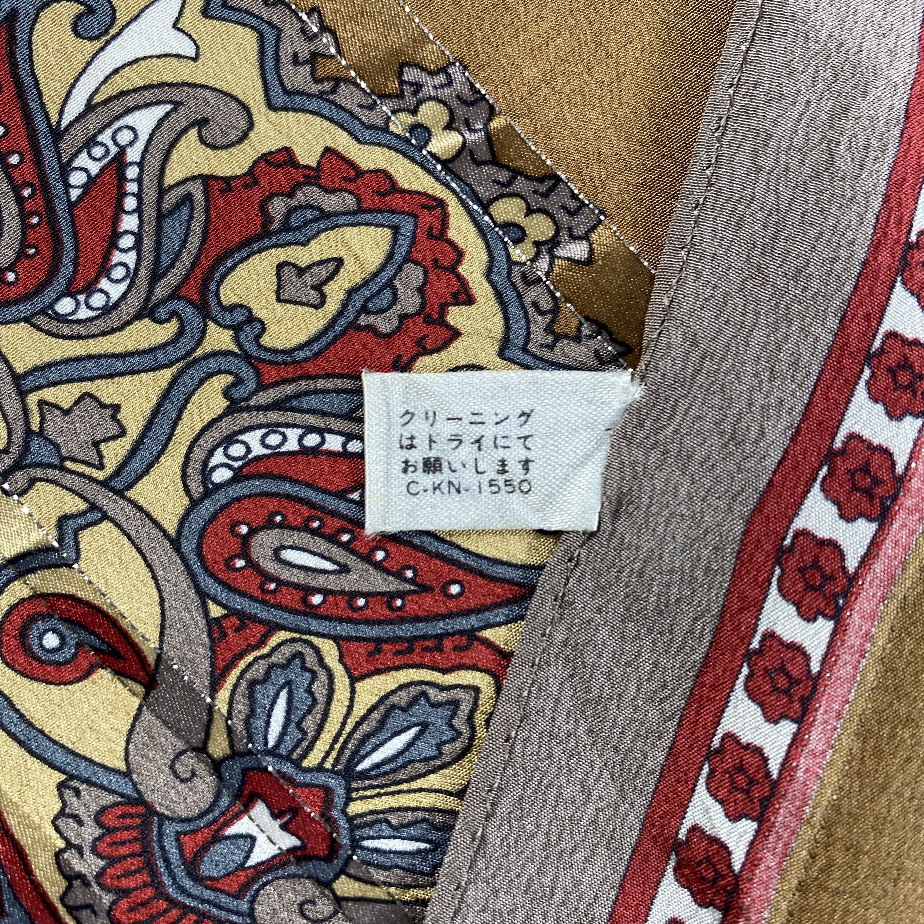 Japanese Brand × Vintage Vintage Paisley Silk Scarf SS095 Size ONE SIZE - 7 Thumbnail