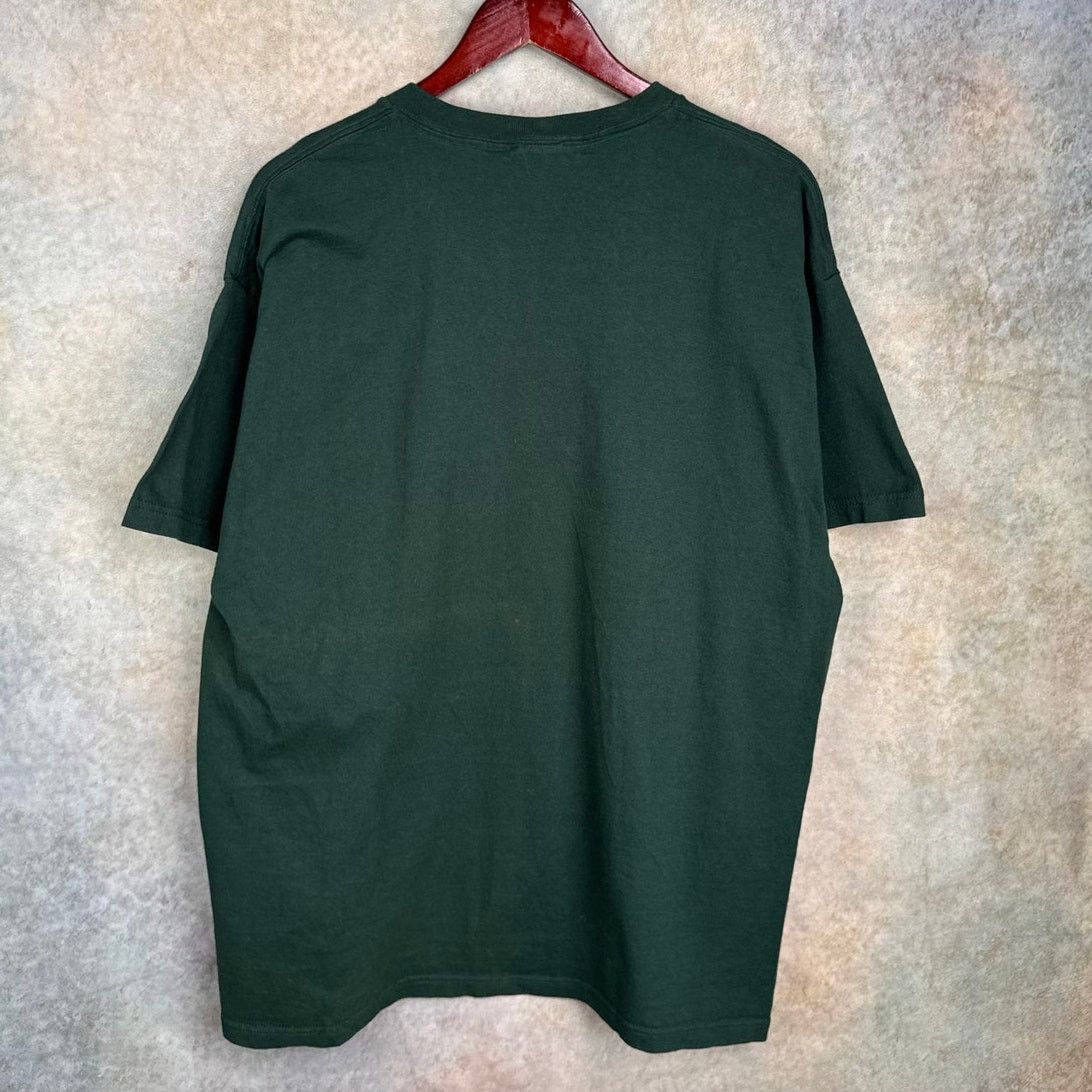 NFL × Vintage VTG 90s Green Bay Packers T Shirt Sz XL Green NFL Football Size US XL / EU 56 / 4 - 3 Thumbnail