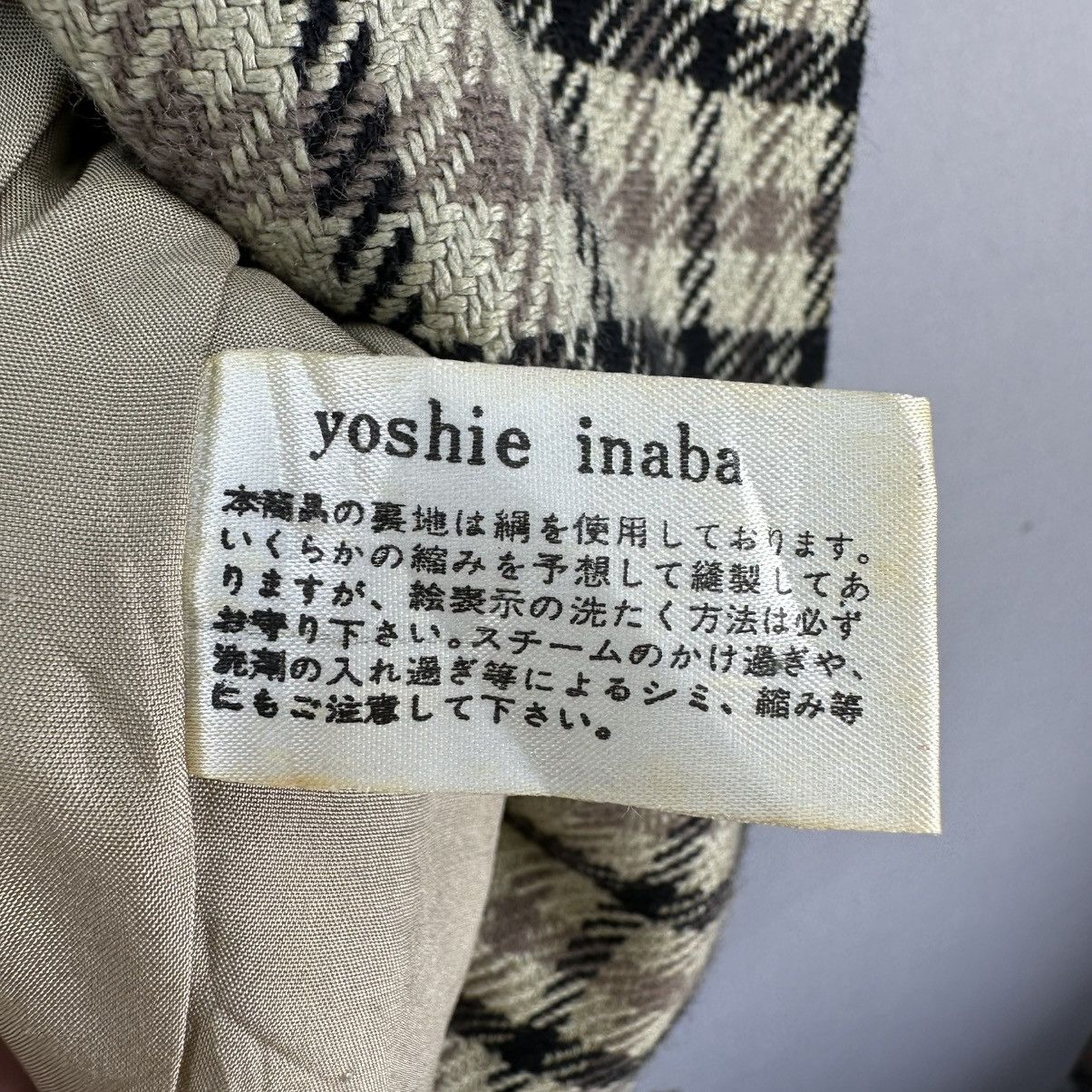 yoshie inaba Vintage 90's Yoshie Inaba Wool Coat Jacket Double Breasted Size M / US 6-8 / IT 42-44 - 13 Thumbnail