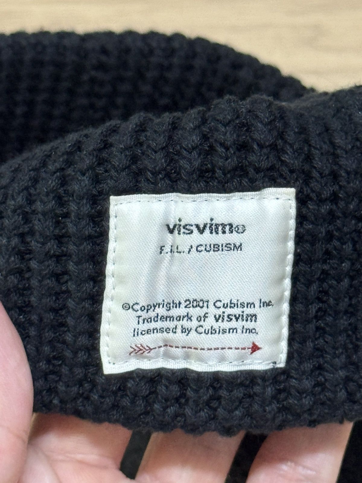 Visvim Visvim Logo Embroidered Black Beanie Size ONE SIZE - 3 Thumbnail