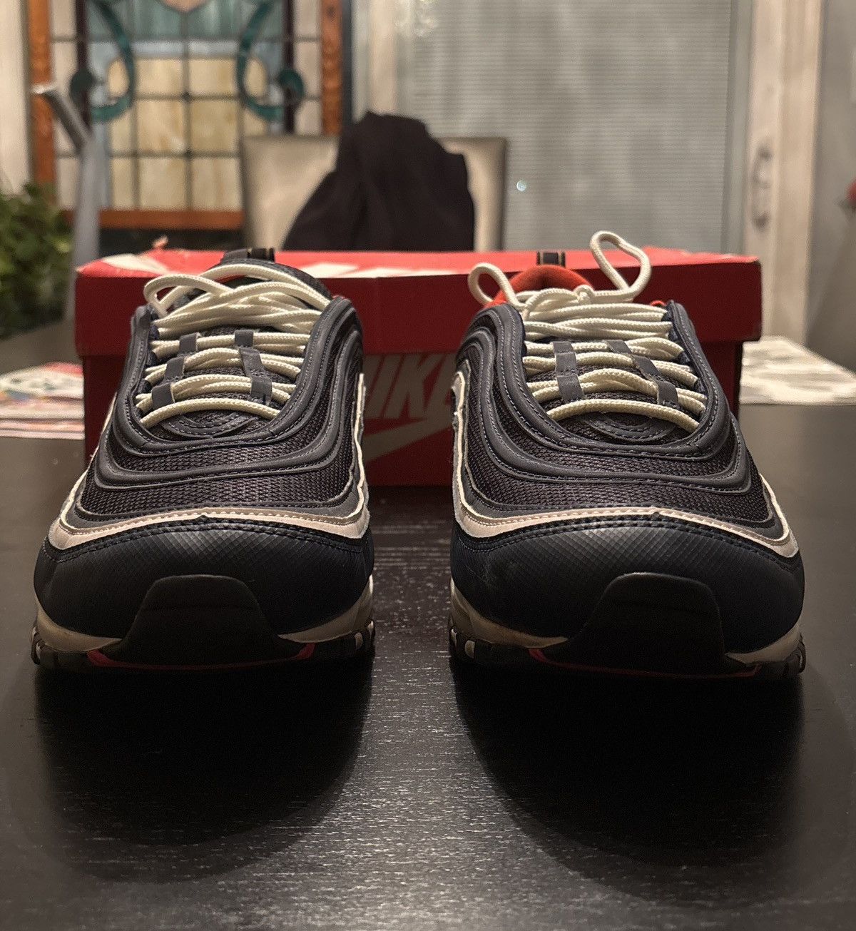 Nike Nike Air Max 97 Midnight Navy Size US 13 / EU 46 - 3 Thumbnail