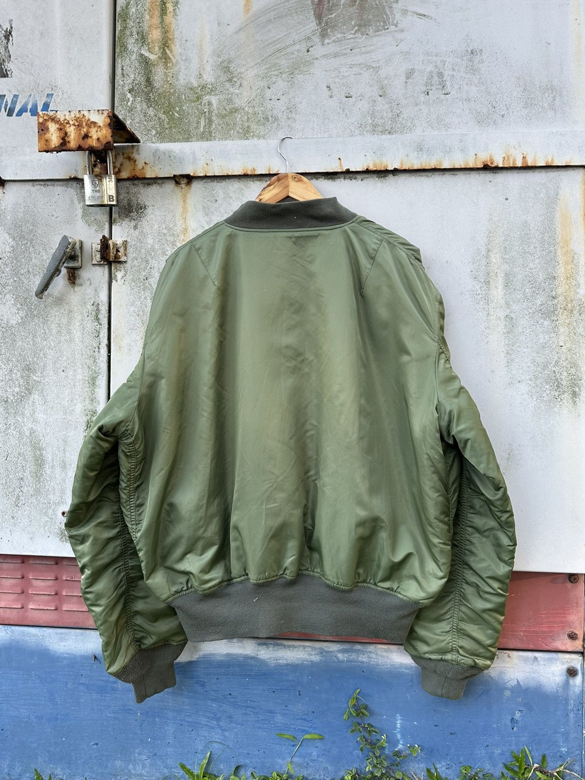 Vintage 🪖Vintage Oversized Knox Armory Military Bomber Jacket Size US XXL / EU 58 / 5 - 9 Thumbnail
