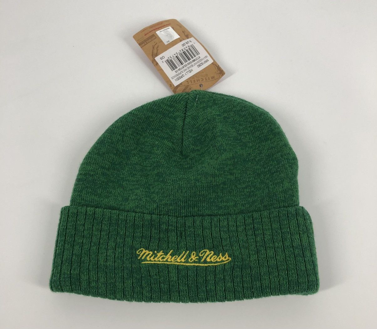 Mitchell & Ness × NBA Mitchell Ness NBA Basketball Seattle SuperSonic Green Beanie Size ONE SIZE - 3 Thumbnail