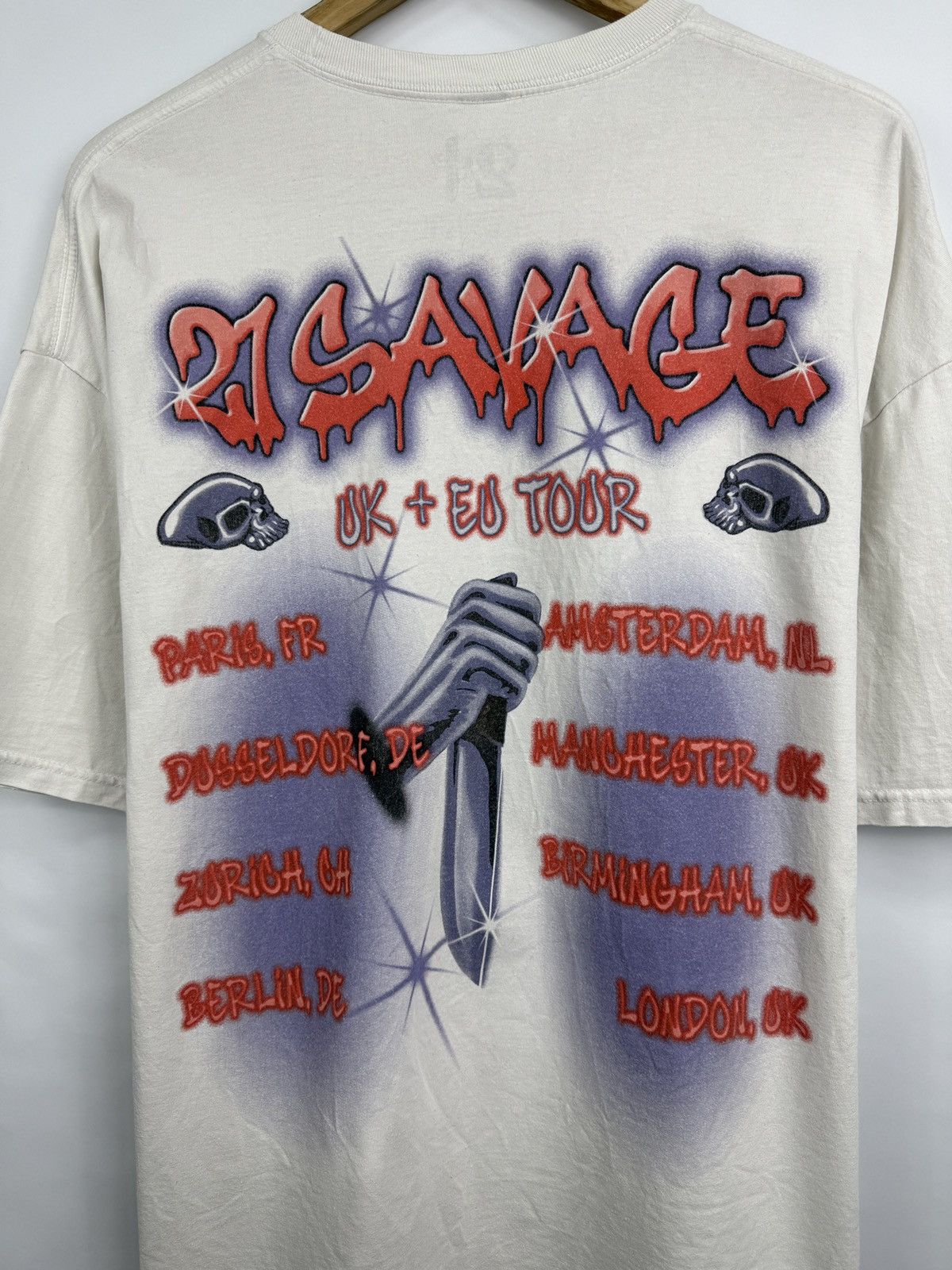 21 Savage × Drake 🇺🇸 21 Savage Slaughter Gang UK EU Tour T-Shirt Y2K Rare Hype Size US XL / EU 56 / 4 - 8 Thumbnail