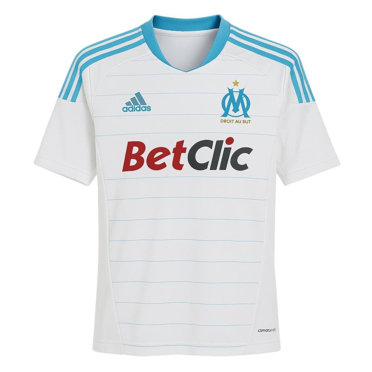 Adidas 2010/11 RARE MARSEILLE OLYMPIQUE HOME SOCCER JERSEY SHIRT M Size US M / EU 48-50 / 2 - 1 Thumbnail