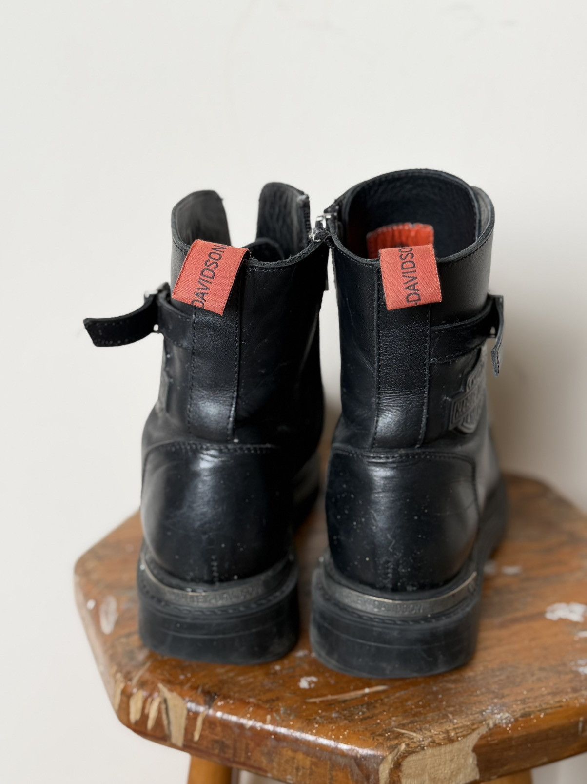 Harley Davidson Vintage Harley-Davidson Ankle-Zip Avant-Garde Westernf Boots Size US 6 / IT 36 - 11 Thumbnail