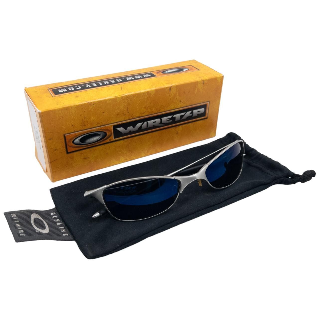 Oakley Vintage 2003 Oakley Wiretap Sunglasses Size ONE SIZE - 2 Thumbnail