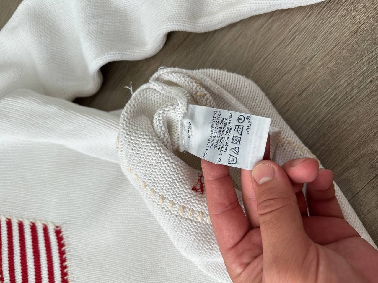 Polo Ralph Lauren Vintage Polo Ralph Lauren White USA Flag Sweater Size US S / EU 44-46 / 1 - 10 Thumbnail