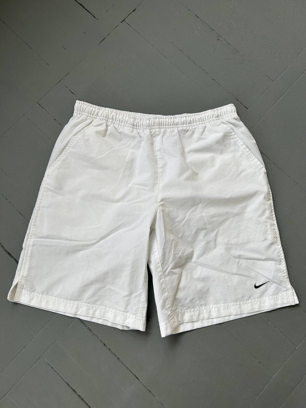 Pre-owned Nike X Vintage Nike White Shorts