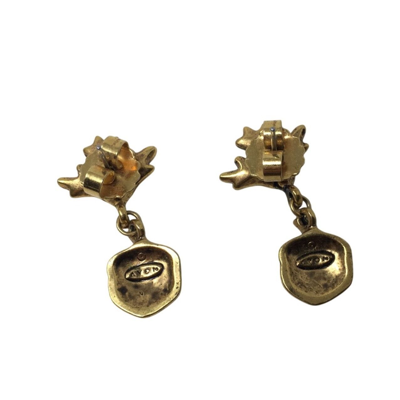 Other Vintage AVON Acorn and Leaf Gold Tone Dangle Drop Earrings Size ONE SIZE - 11 Thumbnail