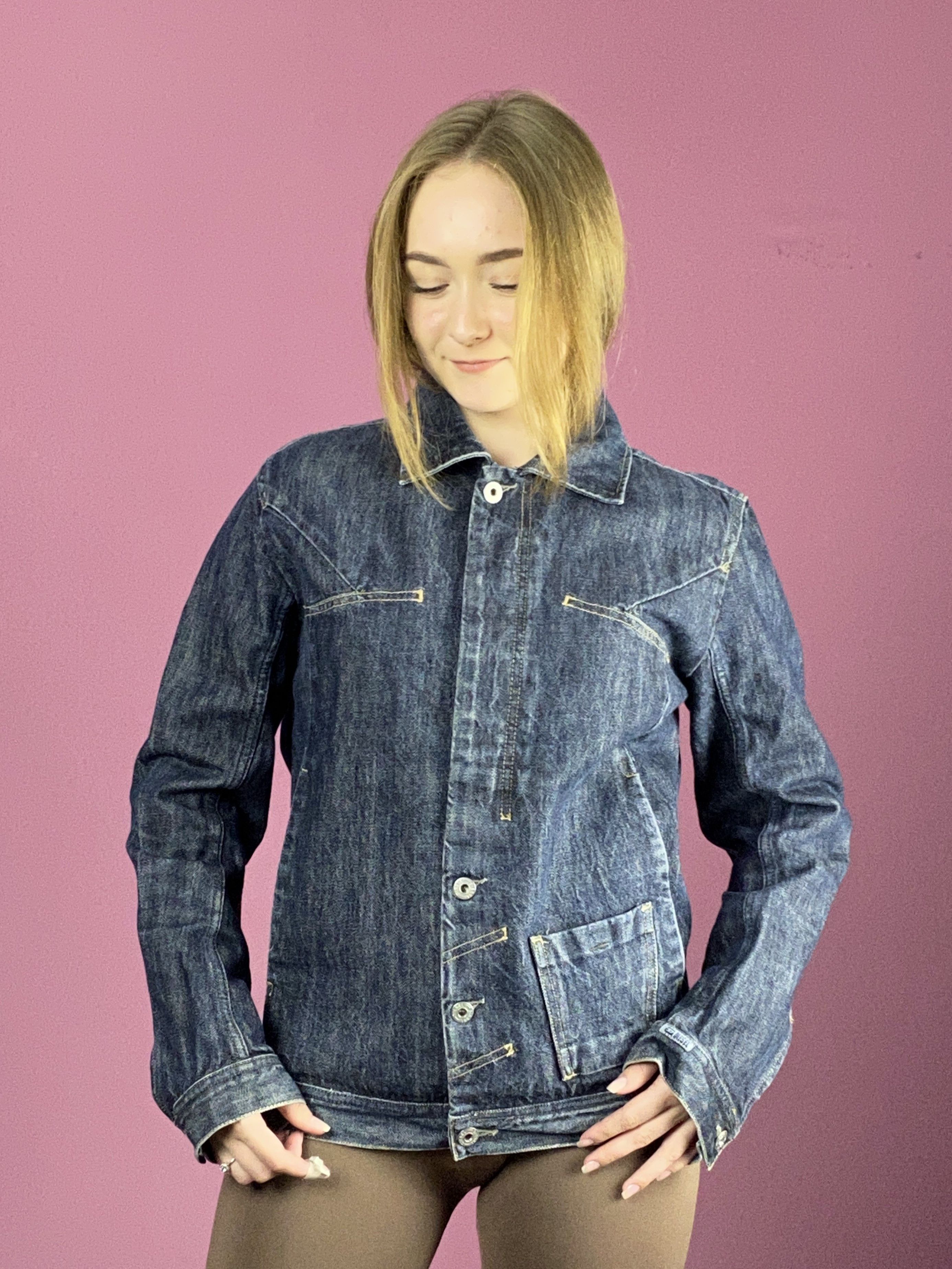 Diesel × Vintage Diesel Denim Jacket Vintage Women's Jean Jacket - Size S Size S / US 4 / IT 40 - 1 Thumbnail