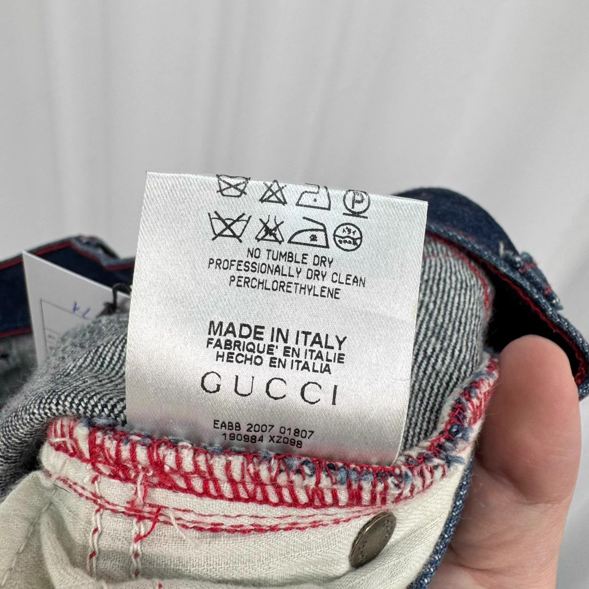 Gucci Gucci Red Stripe Washed Jeans Size 48 98 New Size US 32 / EU 48 - 7 Thumbnail