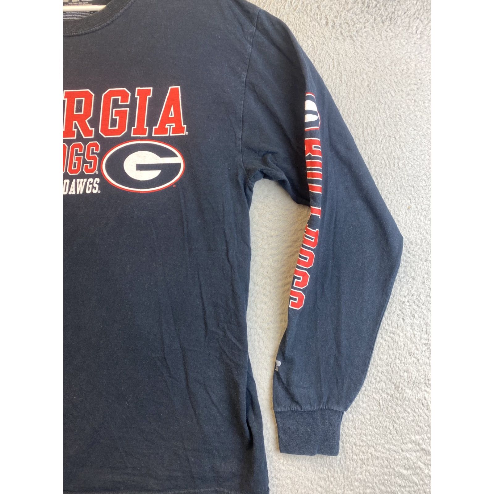 Vintage VINTAGE Russell Georgia Bulldogs T-Shirt Long Sleeve L Adult Men Black 90s Football Size US L / EU 52-54 / 3 - 2 Thumbnail