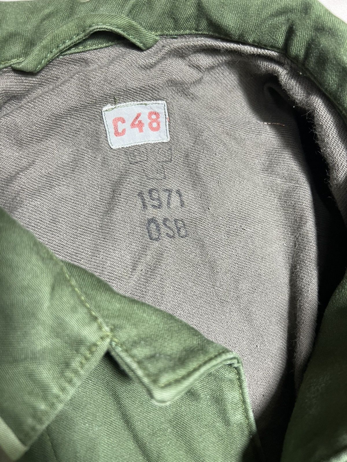 Vintage Vintage 70c Swedish Army C48 Field Jacket Size US M / EU 48-50 / 2 - 13 Thumbnail