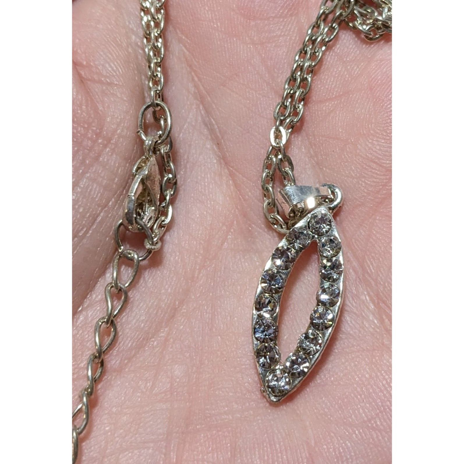 Other Simple Elegant Rhinestone Horse Eye Pendant Necklace Size ONE SIZE - 11 Thumbnail