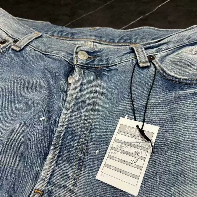 Acne Studios Acne Studios Wide Leg Ink Stained Mud Dye Jeans Size US 32 / EU 48 - 6 Thumbnail