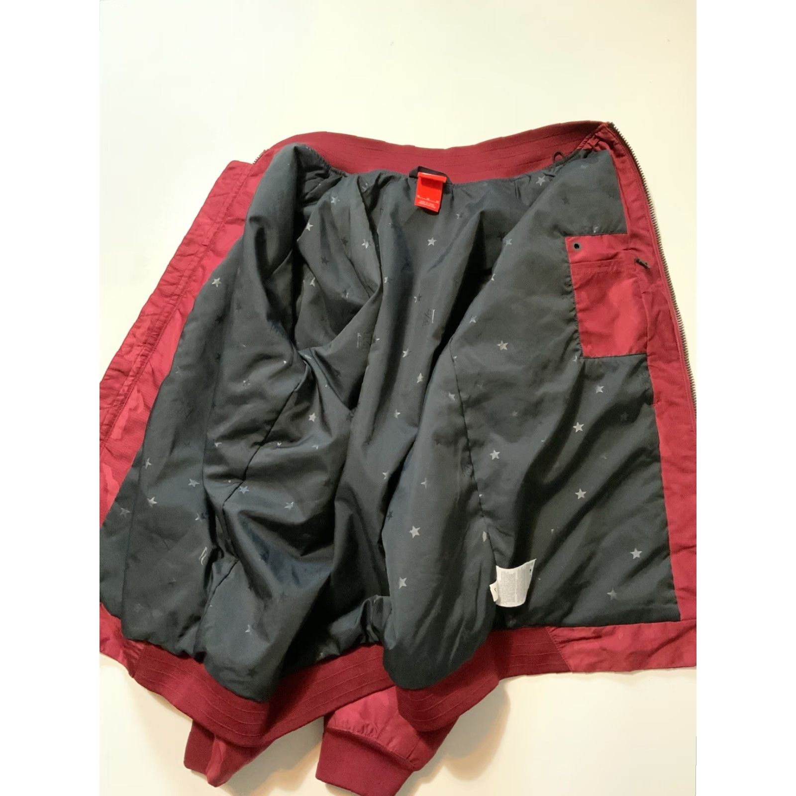 Nike VINTAGE Nike F.C. Football Club Sem Risco Nao Ha Vitoria Red Camouflage Bomber Jacket M Mens Size US M / EU 48-50 / 2 - 7 Thumbnail